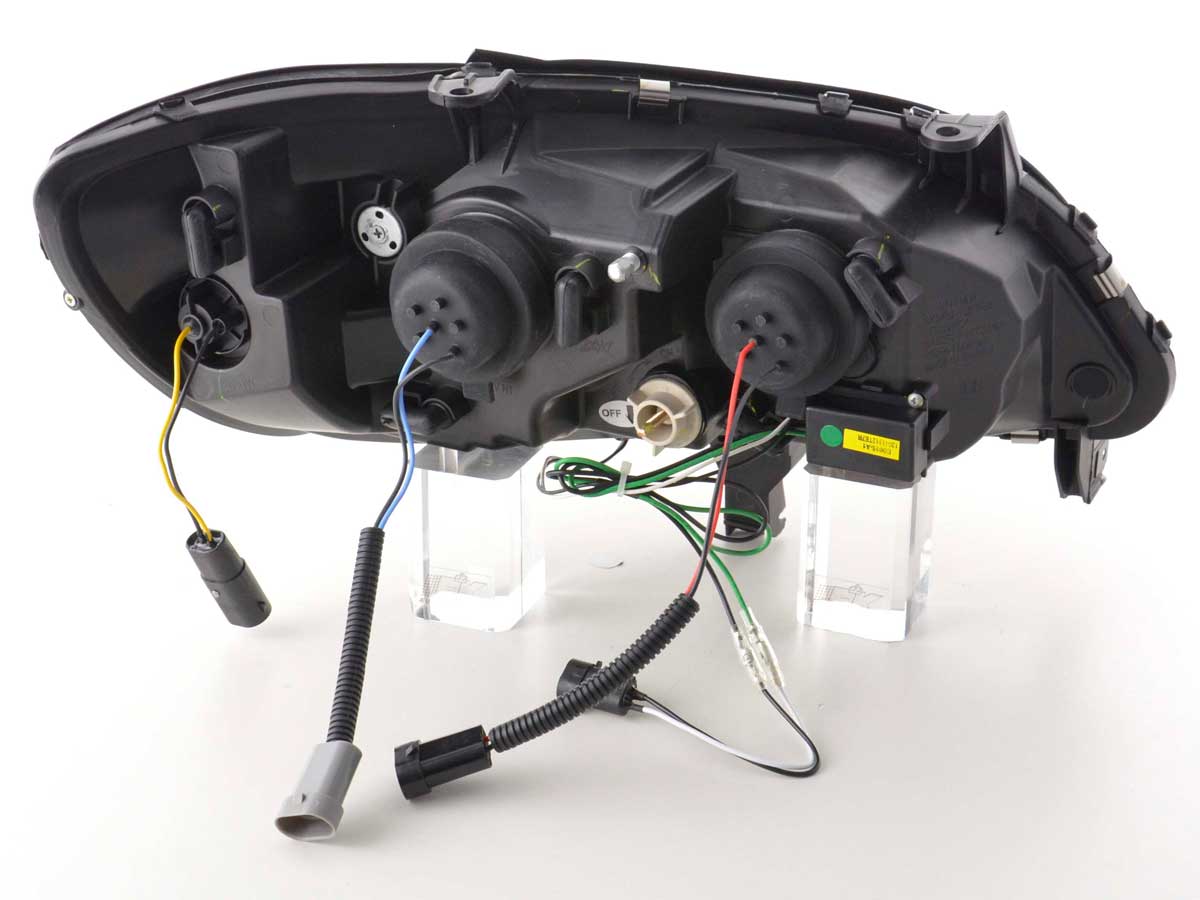 Scheinwerfer Set Daylight LED TFL-Optik Opel Zafira A 99-04 chrom Scheinwerfer Set Daylight LED TFL-Optik Opel Zafira A 99-04 chrom